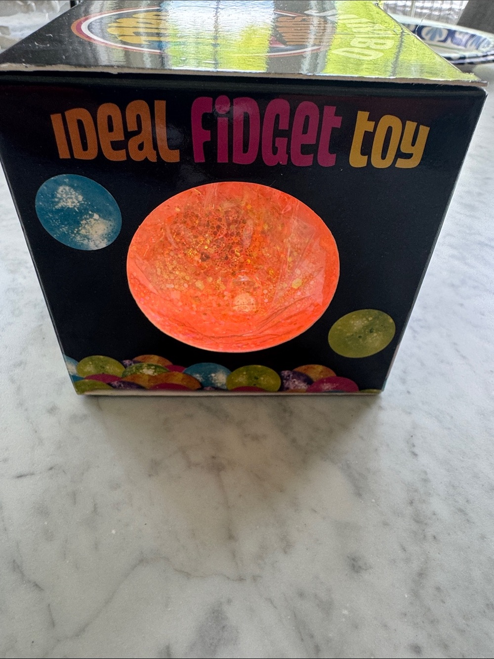 - Orange Sensory squish Ball